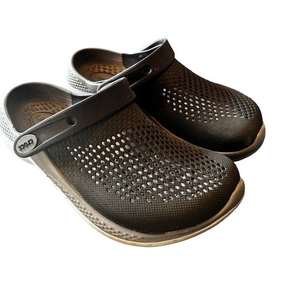 CROCS Shoes - Crocs LiteRide 360 Clogs Black Slate Gray Women’s 6 Men’s 4 🖤